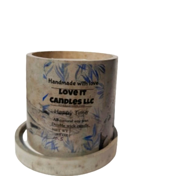 Happy Time all-natural soy wax candle 10.5 oz - Picture 2 of 6